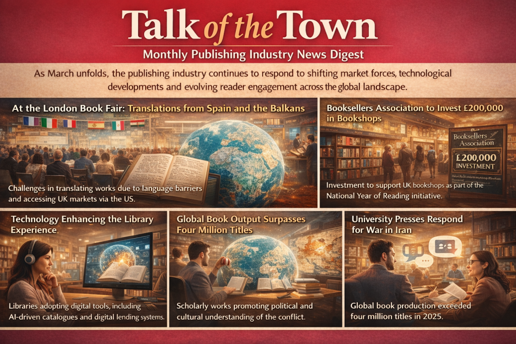 Talk of the Town: Monthly Publishing Industry News Digest